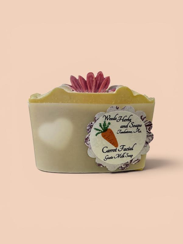 Carrot Facial Goats Milk Soap